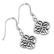 Celtic Plain Sterling Silver Earrings, ep357